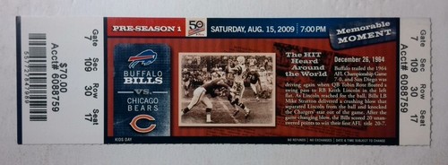 2009 bills vs - vs, bears